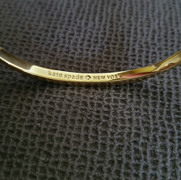 Kate Spade♠️ "Raise the Bar" Gold💛 Open Cuff Bracelet - NWT - Picture 9 of 12
